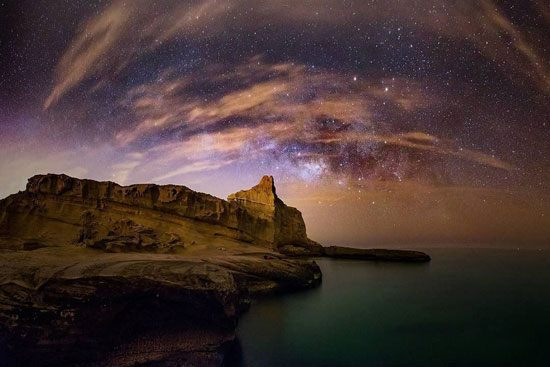 کهکشان راه شیری بر فراز خلیج‌فارس+عکس