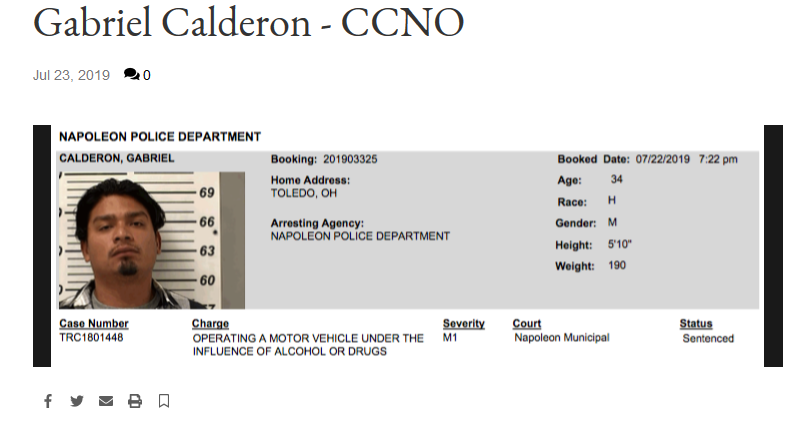 خبری شوک آور؛ «گابریل کالدرون» به زندان رفت!؟ +عکس