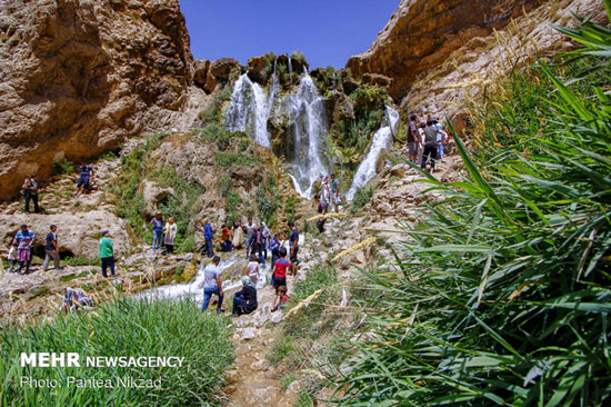 تفریح تابستانی در آبشار شیخ علیخان
