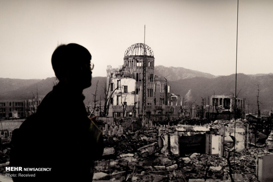 گرامیداشت یاد قربانیان جنایت هیروشیما +عکس
