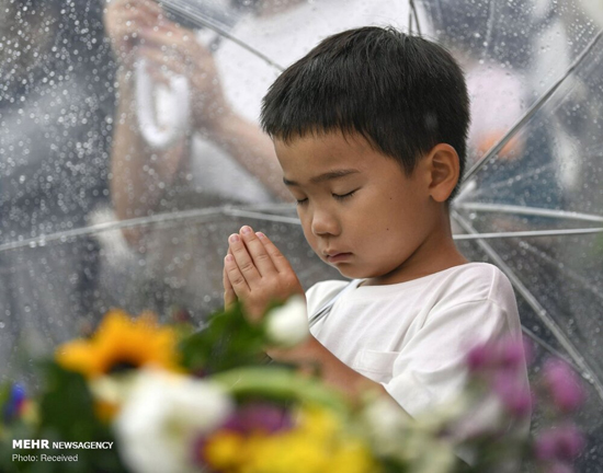 گرامیداشت یاد قربانیان جنایت هیروشیما +عکس