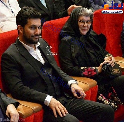 حامد بهداد و مادرش در یک مراسم+عکس