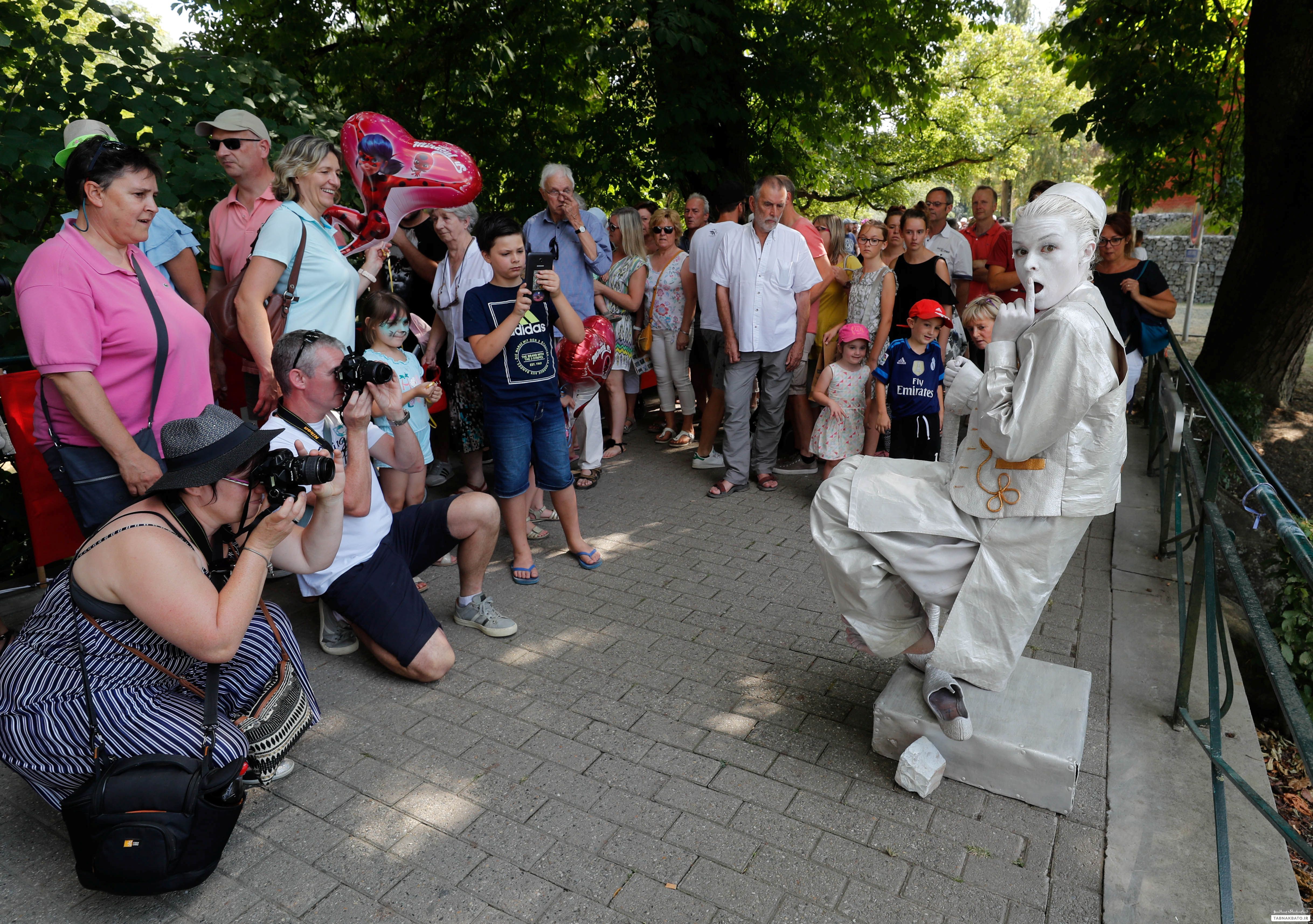 بزرگترین جشنواره مجسمه های زنده در اروپا