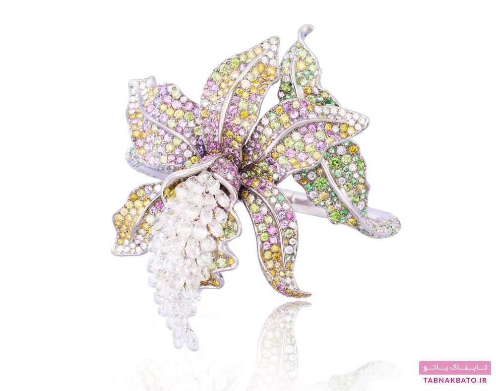 طراحی شگفت انگیز جواهرات با الهام از گل‌ها