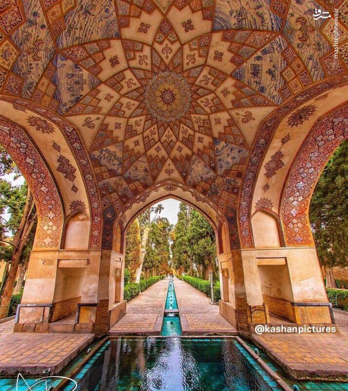عکسی زیبا از قدیمی‌ترین باغ تاریخی ایران