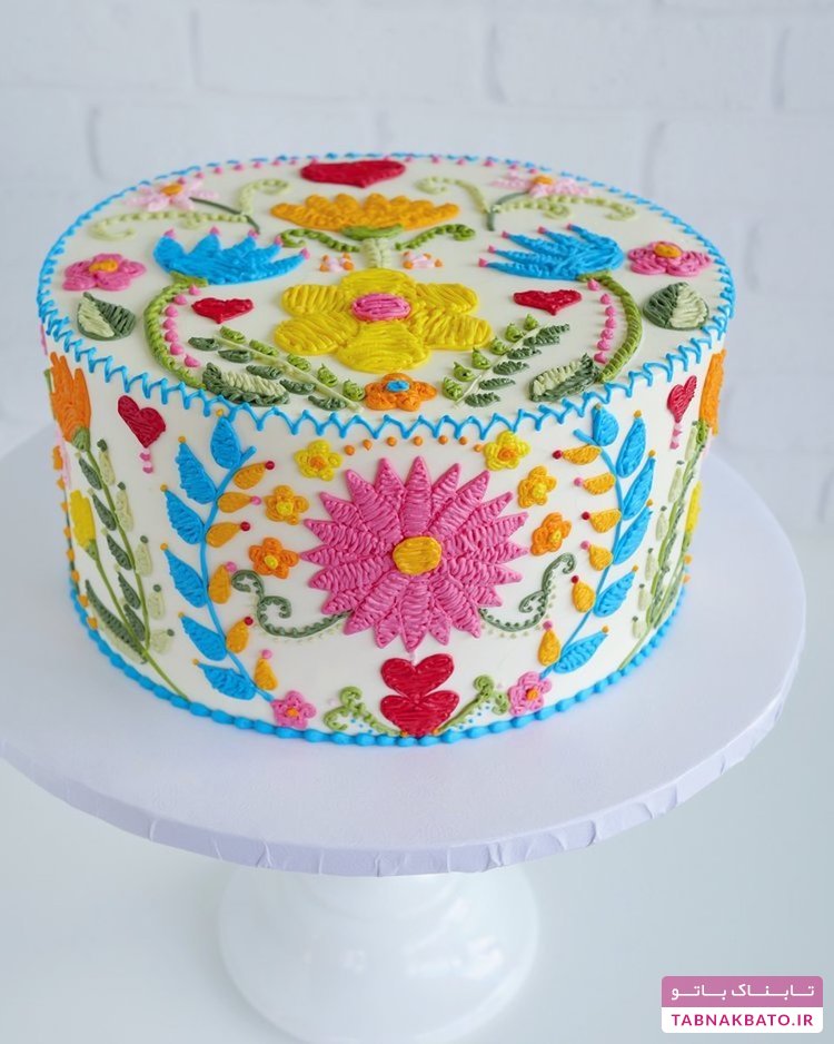کیک‌های گلدوزی شده، خلاقیت شگفت آور هنرمند مکزیکی