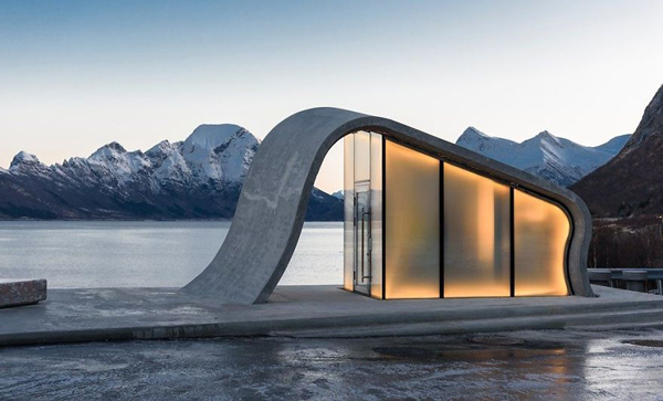 زیباترین توالت عمومی جهان در نروژ +عکس