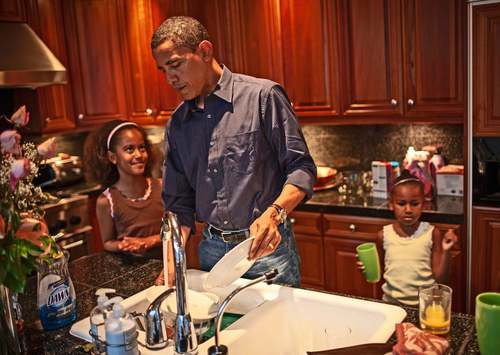 تصاویر قدیمی منتشر نشده از خانواده اوباما