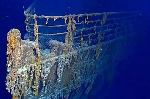 تصاویر شگفت انگیز از بقایای کشتی تایتانیک