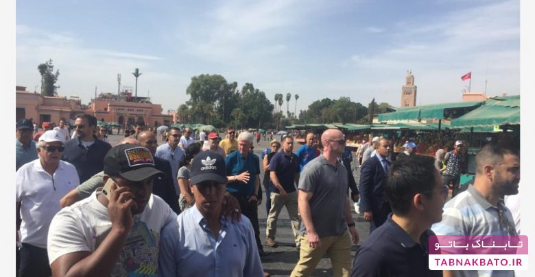 گردش بیل کلینتون در مراکش در شرایط امنیتی شدید