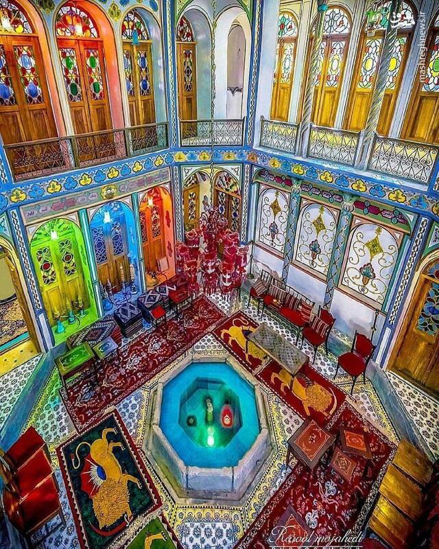 معماری شگفت‌انگیز یک خانه در اصفهان+عکس