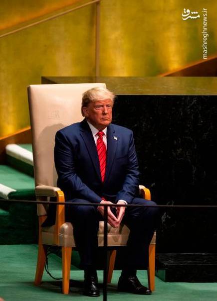 ترامپ با همسرش به سازمان ملل رفت+عکس