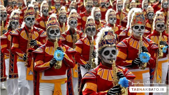 برگزاری جشنواره رنگارنگ مردگان در مکزیک