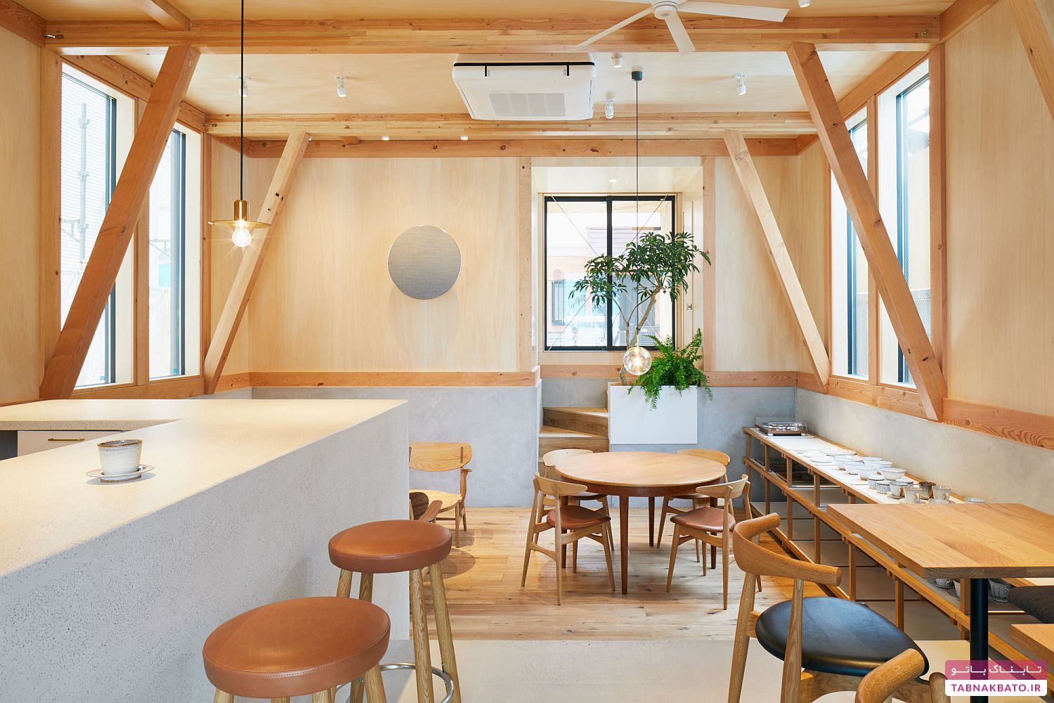 طراحی جالب و متفاوت یک کافه در توکیو