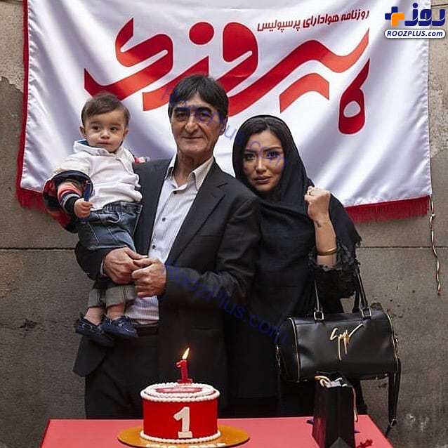 ناصر محمدخانی و همسرش در جشن تولد پسرشان+عکس