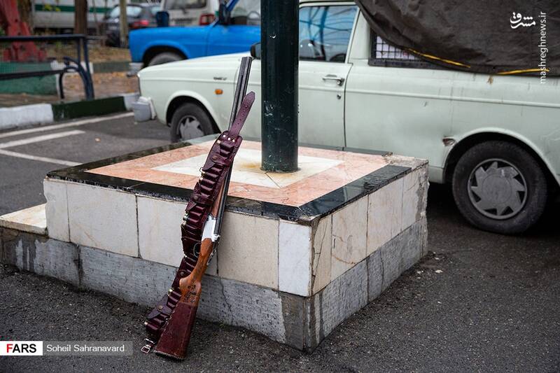 اسلحه شات‌گان سارق تهرانی+عکس