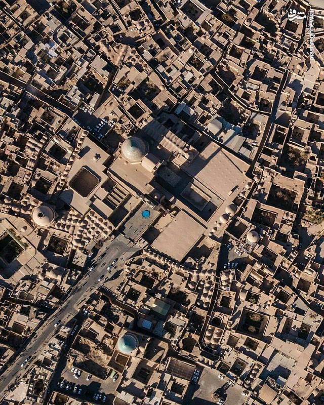 تصویر هوایی زیبا از یزد