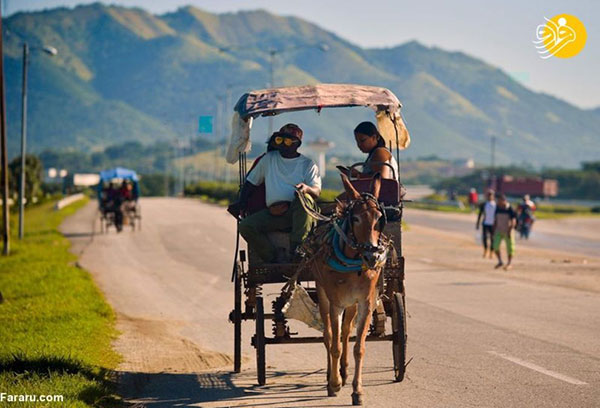 کمبود سوخت در کوبا؛ مردم اسب‌سوار شدند