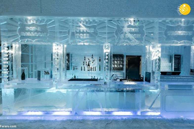 نخستین هتل یخی جهان +عکس