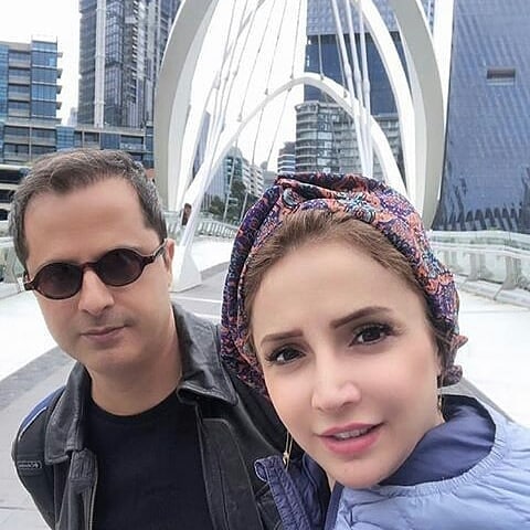 شبنم قلی خانی و همسرش در استرالیا +عکس