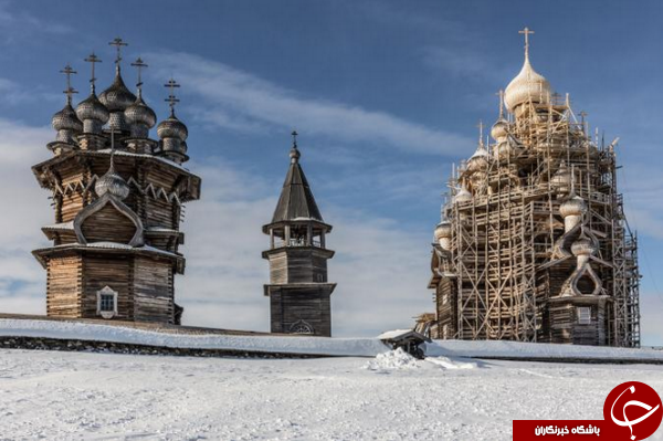 کلیسا‌های چوبی جزیره کیژی روسیه +عکس
