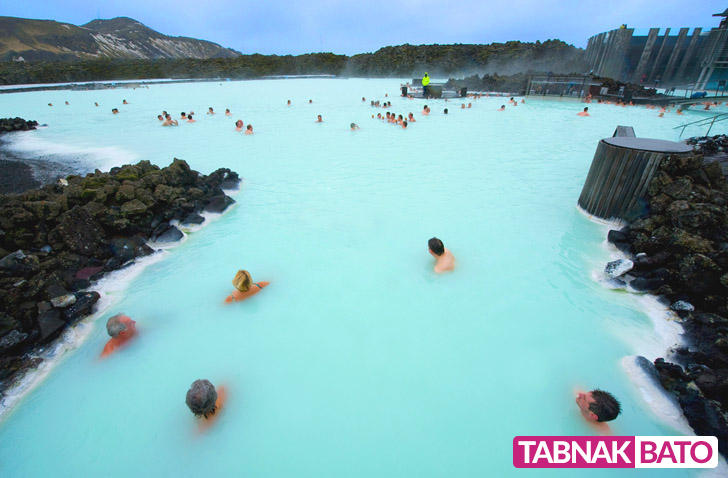 حمام یخ در آیسلند، درمانوشگفت انگیز با سرما