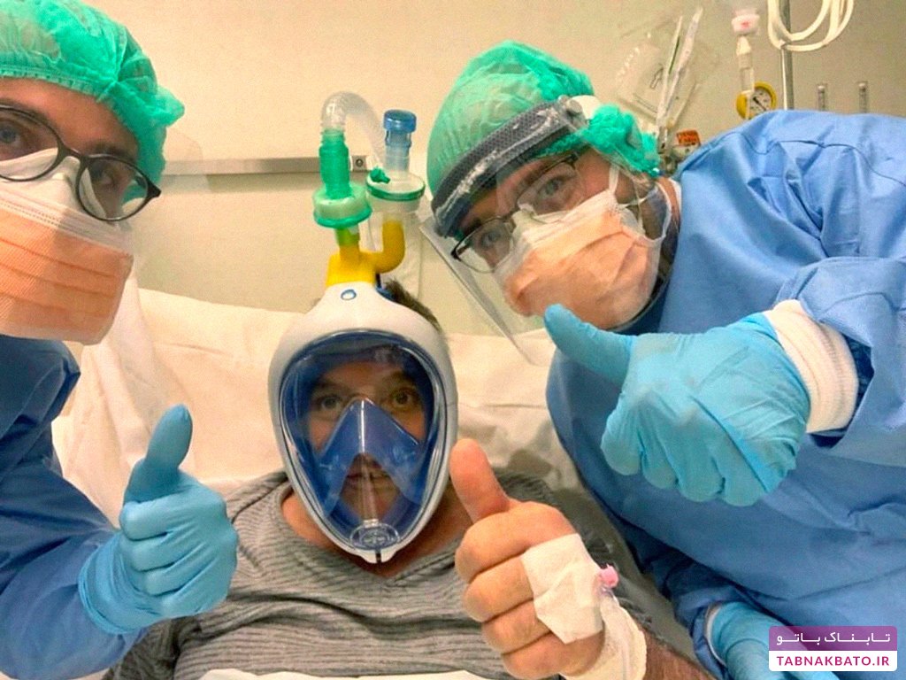 کمبود تجهیزات پزشکیدر ایتالیا  و تبدیل ماسک غواصی به ماسک اکسیژن