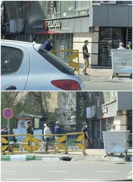 کرونا؛ صف عابربانک در یکی از مناطق تهران