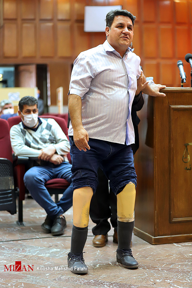 وضعیت عضو سابق گروهک تروریستى منافقین در دادگاه + عکس