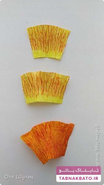 آموزش تصویری ساخت گل نرگس کاغذی