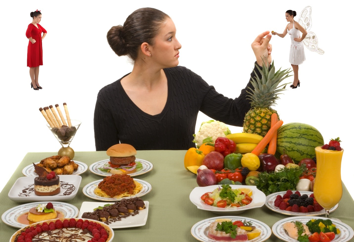 چگونه با رژیم غذایی، تنها شکم و پهلوی خود را لاغر کنیم؟