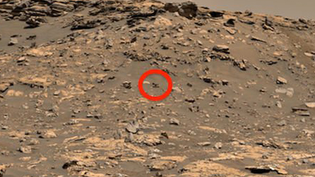 احتمال وجود آدم فضایی‌ها در مریخ + عکس
