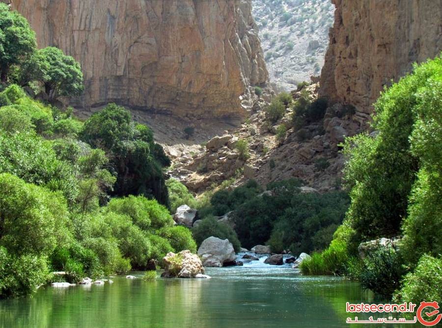 دره ای زیبا به نام تنگ براق در فارس