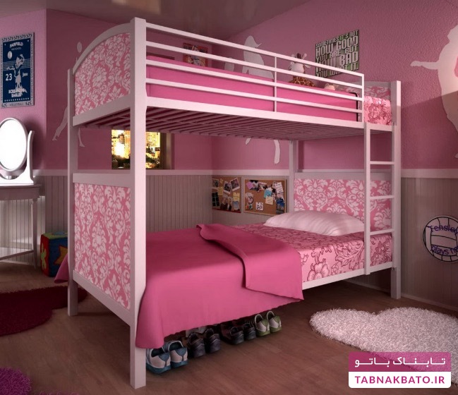 ترکیبی از تنوع و زیبایی در چیدمان اتاق خواب دخترانه