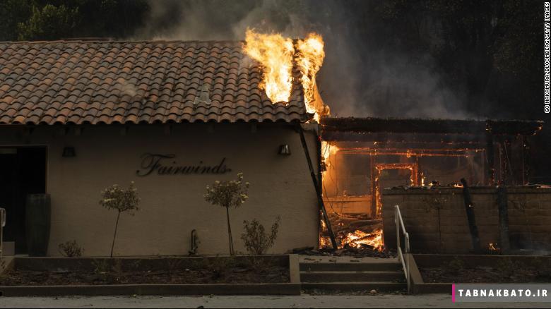 آتش‌سوزی کالیفرنیا، بلای جان مشروب‌سازان آمریکا