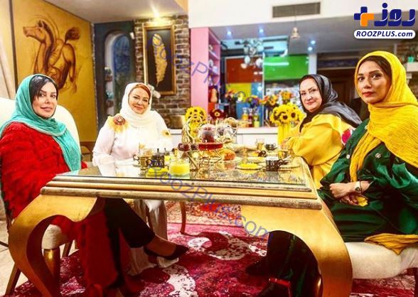 بازیگران زن در خانه لاکچری بهاره رهنما+عکس