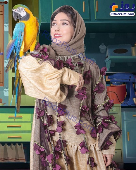 شهرزاد کمال‌زاده و طوطی زیبایش+عکس