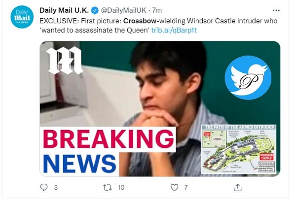 دستگیری مردی که قصد کُشتن ملکه را داشت