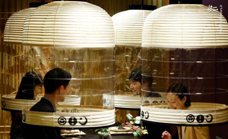 ابتکار رستوران ژاپنی برای مهار کرونا