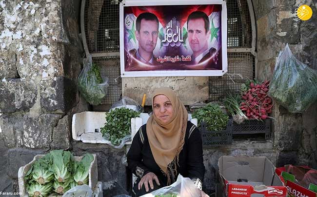تصاویری از تبلیغات بشار اسد در انتخابات سوریه