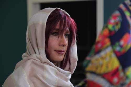 گریم زنانه حسین مهری در یک فیلم کوتاه