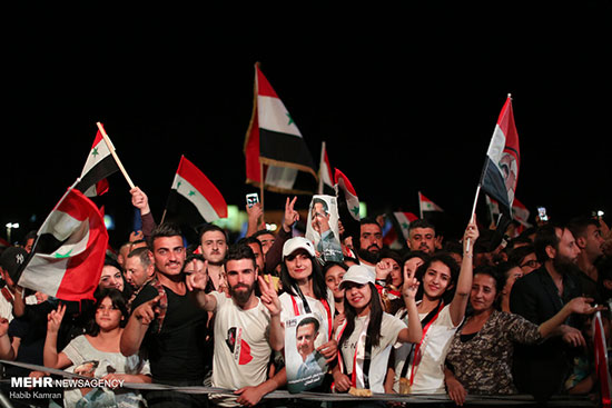 تصاویری از شادی هواداران بشار اسد