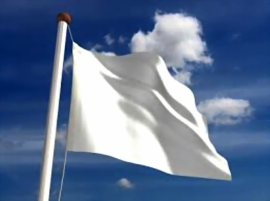 پرچم سفید نشانه چیست؟