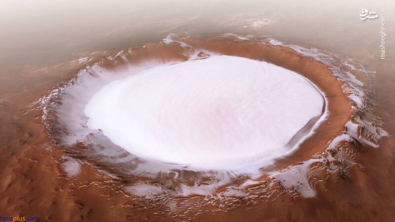 زمستان شگفت انگیز مریخ+عکس