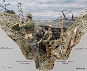 سنگرهای پیچیده و سخت سربازان در جنگ جهانی اول