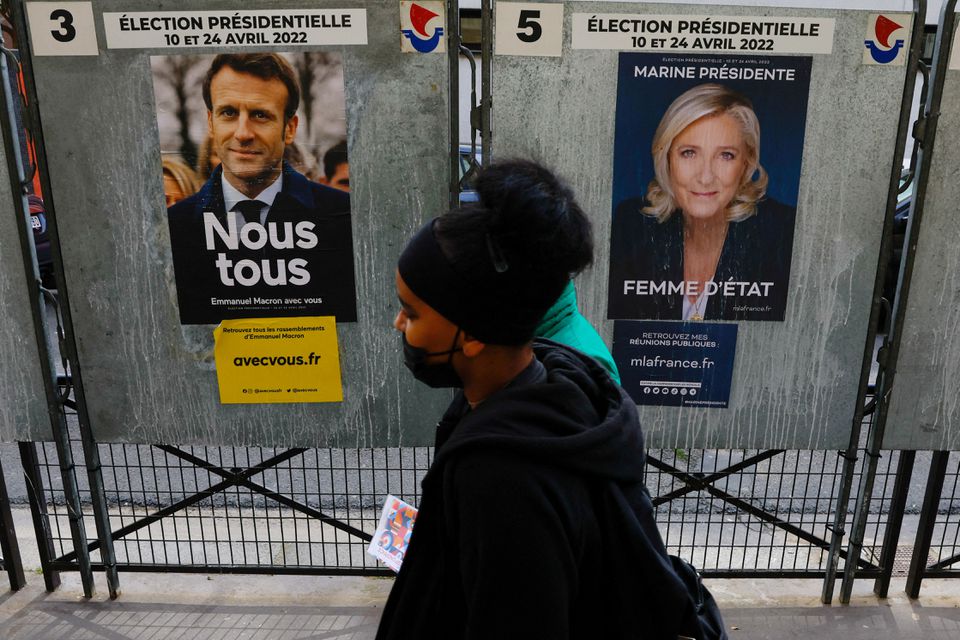 انتخابات ریاست جمهوری فرانسه / رقابت ماکرون و لوپن