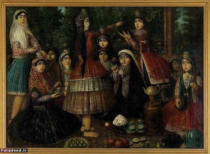 «تی‌پارتی» زنان قاجار را ببینید!