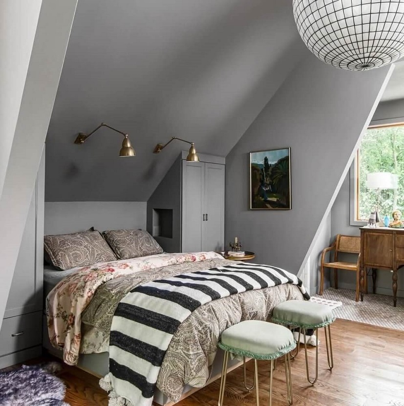 چگونه یک اتاق خواب کوچک با زوایای مختلف را تزئین کنیم؟ (دکوبوم)