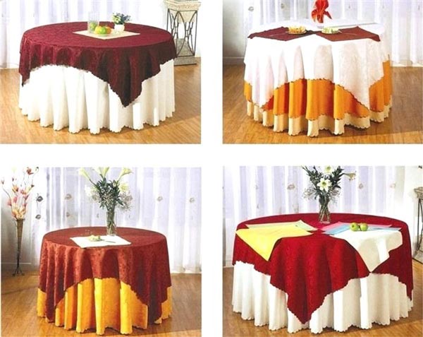 چه مدل رومیزی برای میز گرد مناسب است؟(بیتوته)