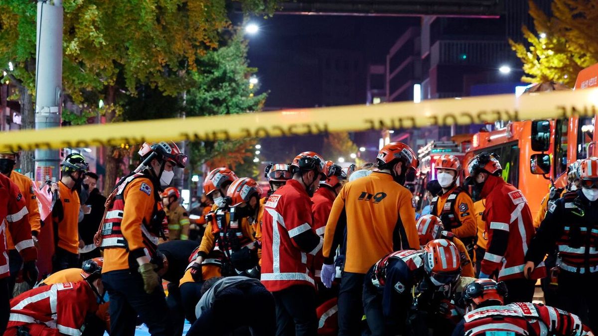 تصویر تکان‌دهنده‌ از هالووین مرگبار در کره‌جنوبی